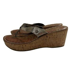 Sam Edelman Gold Romy Platform Sandals